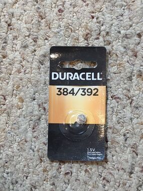 Duracell Batteries - 384/392 1.5V Button Cell, Single Pack for Watch Electronics